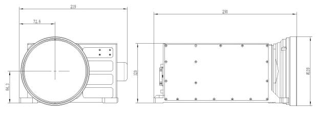 HW25～500F4连续变焦制冷热像仪