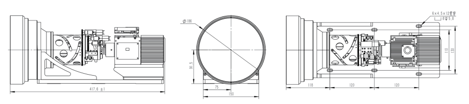 同轴长寿命 连续变焦制冷型红外热像仪